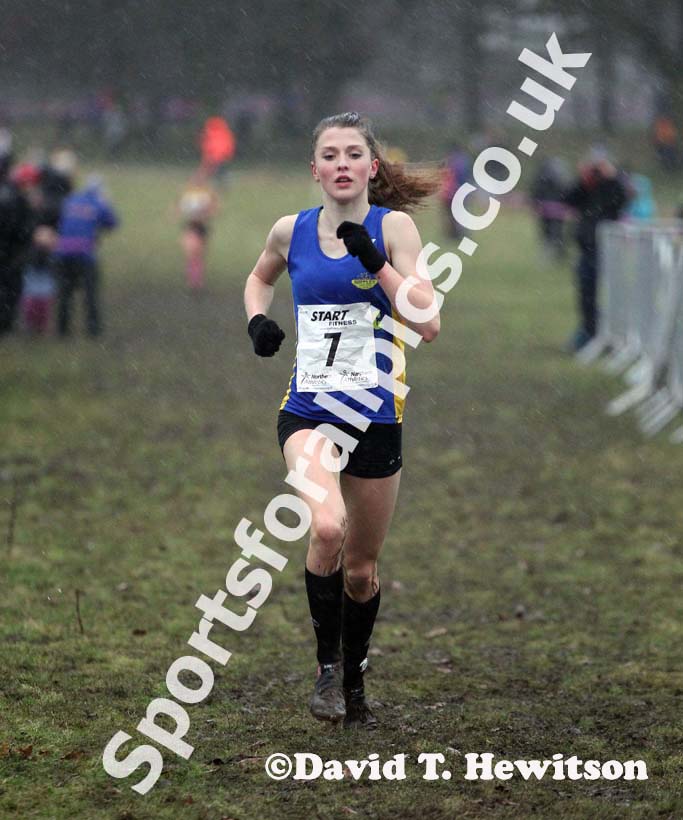 Under-15 girls winner Northern Cross Country Champs, Knowsley Safari Park. Photo: David T. Hewitson/Sports for All Pics